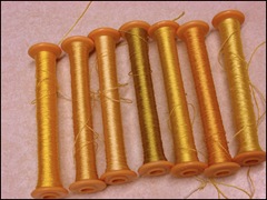 yellow wefts