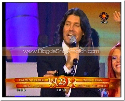 Evangelina Anderson bailando Cuarteto