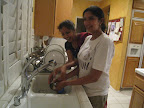 Susima pretending to help :)