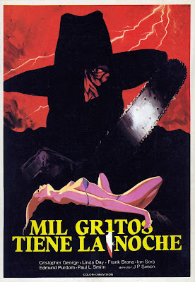 Pieces (Mil gritos tiene la noche / One Thousand Cries Has the Night) (1982, USA / Spain) movie poster