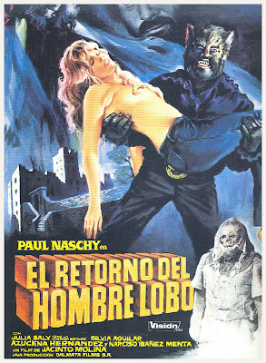 Return of the Wolfman (El Retorno del Hombre-Lobo, aka Night of the Werewolf) (1981, Spain) movie poster