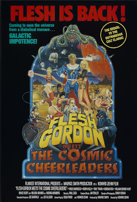 Flesh Gordon Meets the Cosmic Cheerleaders (1989, Canada) movie poster