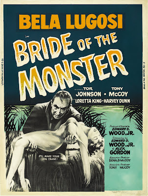 Bride of the Monster (1955, USA) movie poster