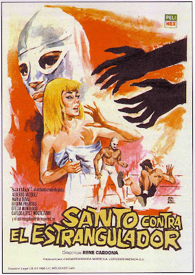 Santo vs. The Strangler (Santo vs el estrangulador) (1965, Mexico) movie poster