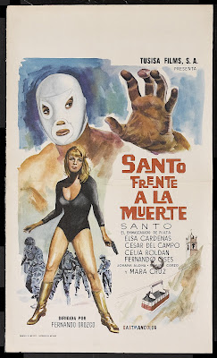 Santo Faces Death (Santo frente a la muerte) (1969, Mexico) movie poster