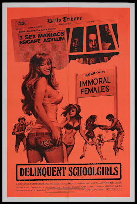 Carnal Madness (aka Delinquent School Girls) (1975, USA) movie poster