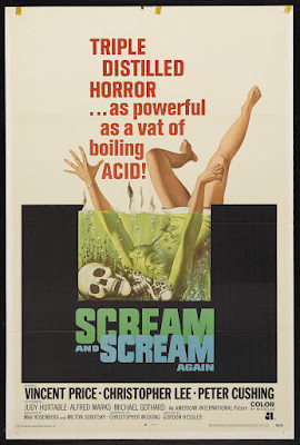 Scream and Scream Again (1970, UK) movie poster