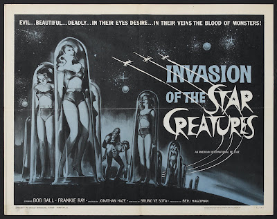 Invasion of the Star Creatures (1963, USA) movie poster