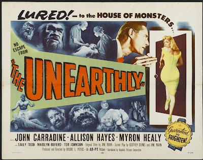 The Unearthly (1957, USA) movie poster