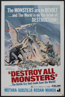 Destroy All Monsters (Kaijû sôshingeki / Monster Invasion) (1968, Japan) movie poster
