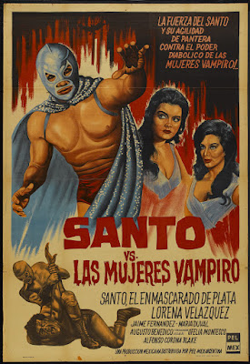 Santo vs. the Vampire Women (Santo vs. las mujeres vampiro, aka Samson vs. the Vampire Women) (1962, Mexico) movie poster