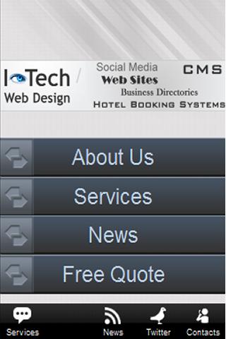 I-Tech Web Design App