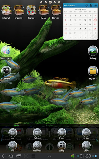 【免費個人化App】Aquarium Theme for TABLETs-APP點子