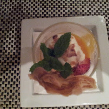 mousse a l'ananas,glace a l'ananas...