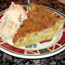 Sour Cream Rhubarb Pie