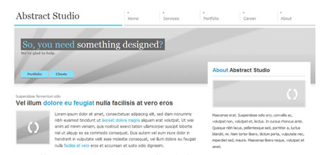 template web
