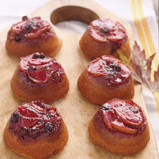 Mini Pear and Blueberry Spice Cakes