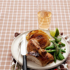 Roasted Chicken with Ginger, Chile, and Lime