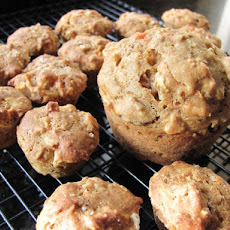 Carrot, Raisin Fiber Muffins (Amish Friendship Starter)