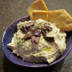 Roasted Meyer Lemon, Artichoke and Kalamata Hummus