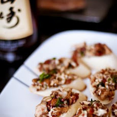 Warm Mushroom Crostini