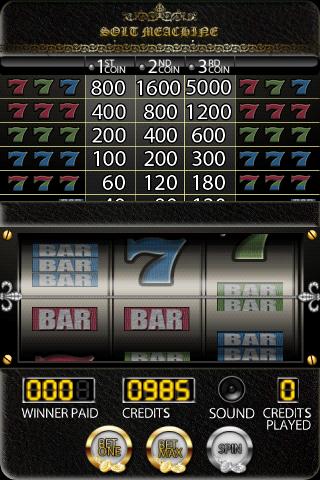 Slot Machine 老虎機