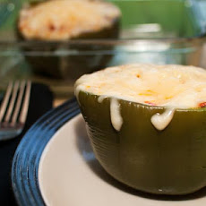 Chili Stuffed Bell Peppers