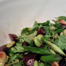Edamame Salad With Baby Beets & Greens