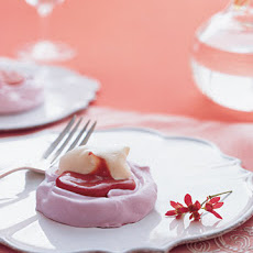Raspberry-Cream Pavlovas