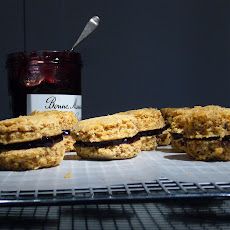 Lavender Linzer Macaroons
