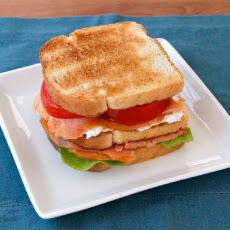 Smoked Salmon Club Sandwich
