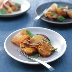 Grilled Apricots with Prosciutto