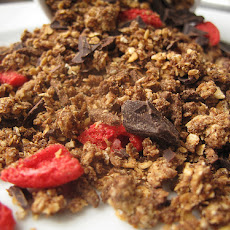 Chocolate and Macaron Oat crunch