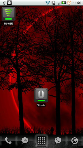 Vibrate Toggle Widget