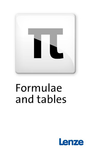 【免費教育App】Lenze Formulae and tables-APP點子