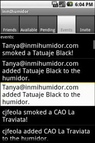 in mI humidor for Android 2.X