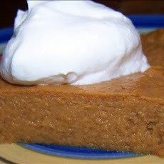 Light Crustless Pumpkin Pie