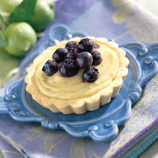 Blueberry Tartlets with Lime Curd