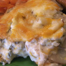 New Mexican Potatoes Au Gratin