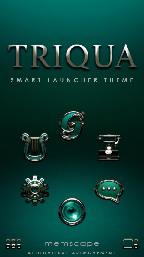 Android application Smart Launcher Theme TRIQUA screenshort