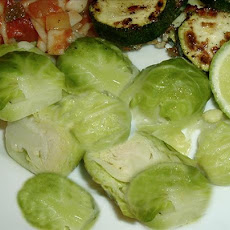 Lime Brussels Sprouts - Delicious!