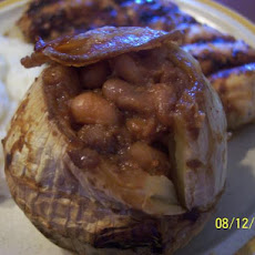 Country Style Barbecued Onions With Baked Beans