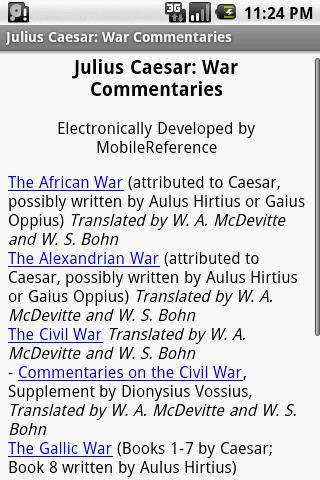 Julius Caesar:War Commentaries