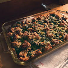 Masa Cornbread Stuffing with Chiles
