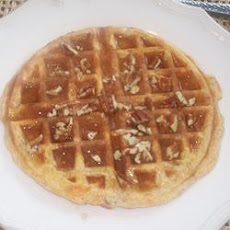 Sweet Potato Pecan Waffles