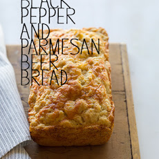 Black Pepper and Parmesan Beer Bread