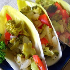 Broccoli-Endive Boats