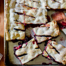 Mixed Berry Slab Pie with Chocolate