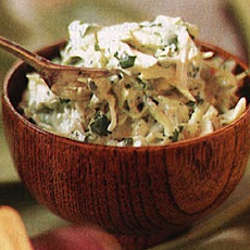 Crab and Coconut Dip with Plantain Chips