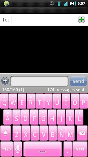 Pink Gloss Keyboard Skin